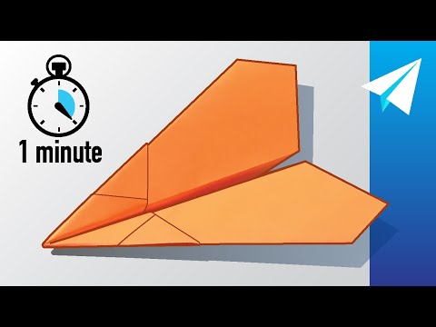 Fold a Paper Airplane — Flies 100+ Feet!