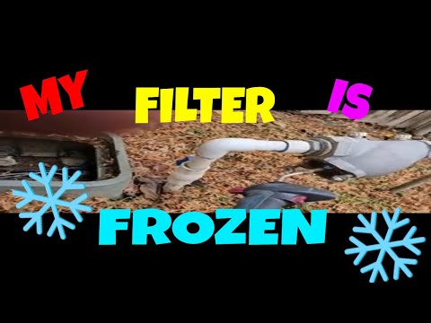 What to do with a Frozen Irrigation Filter