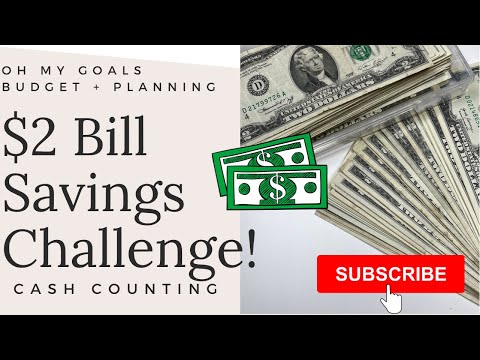 Budget With Me - $2 Bill Savings Challenge Update | Cash Counting and Stuffing | Budget Channel