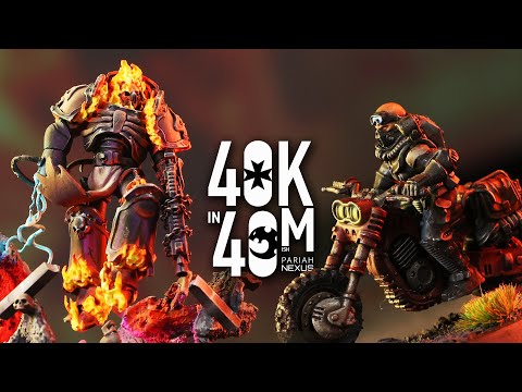 Legion of the Damned vs Genestealer Cult. Warhammer 40k in 40m