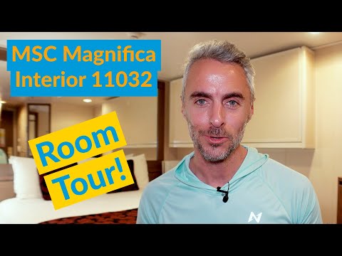 MSC Magnifica Interior Stateroom Room Tour 11032