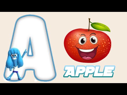 The ABC Phonic Song, Kids Learning Videos, A For Apple,B For Ball A to Z Abc #atoz #abcdsong #abc