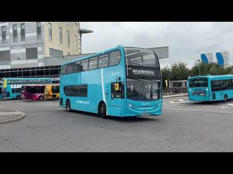 Buses at Derby Bus Station - Sunday 25th August 2024