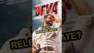 Deva Release Date? #deva #bollywood #shahidkapoor #movie #shorts #trailer