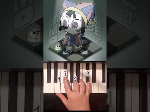 Pomni Pikuniku Dance Piano Tutorial #shorts