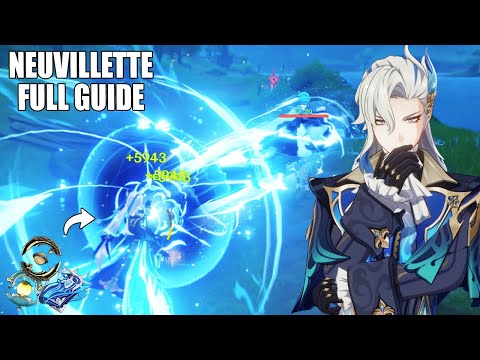 Neuvillette Full Guide! (Weapon Calcs, Playstyles, Tips, Artifacts and Teams)