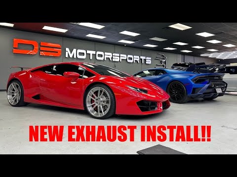 NEW LAMBO EXHAUST SCREAMS!!