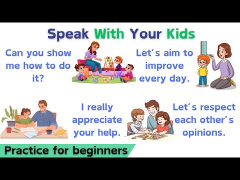 Speak English With Kids | Spoken English for kids | English Practice | Daily Use English Sentences