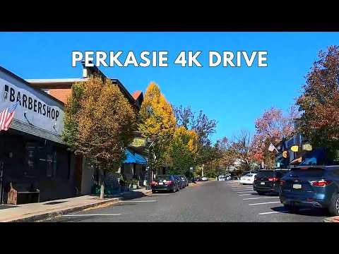 Explore Perkasie: A 4K Scenic Drive in Bucks County, Pennsylvania