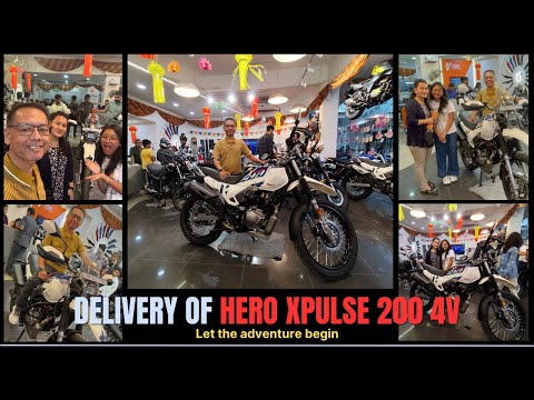 Delivery Of Hero Xpulse 200 4V | New chapter begins #heromotocorp #heroxpulse2004v #xpulse2004v