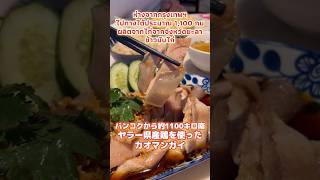 バンコクから遠く離れたヤラー県からやって来たベートン鶏のカオマンガイ🇹🇭🐔