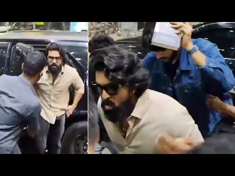 Ram Charan & Akira Nandan,Team Game Changer Visuals @ Rajahmundry Airport | MS Talkies