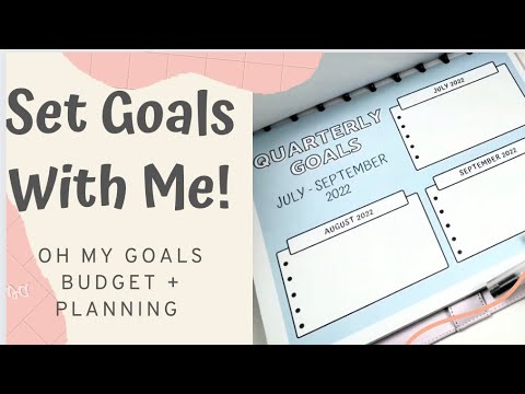 SET GOALS WITH ME | Budget + Plans