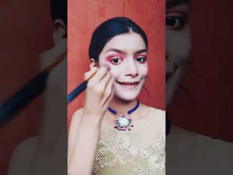 Indian Desi makeup look|Wedding guest make-up|#shorts #ytshorts #prietyprerna