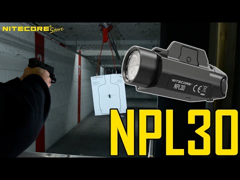 Nitecore NPL30 - 1200 Lumen Rail Mount Flashlight