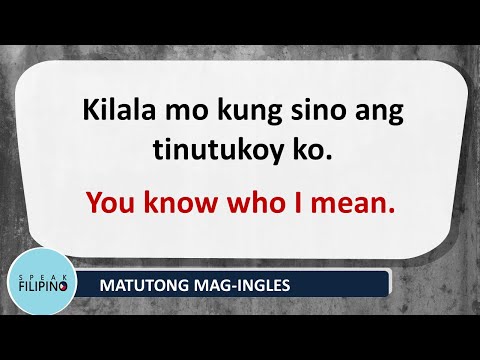 Matutong Mag English Gamit ang "WHO" sa Pangungusap