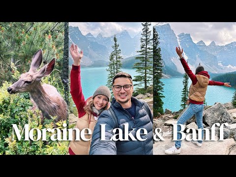 MORAINE LAKE & BANFF 🏞️ CANADA TRAVEL IN 2023 TIPS & VLOG YOU CAN'T MISS!