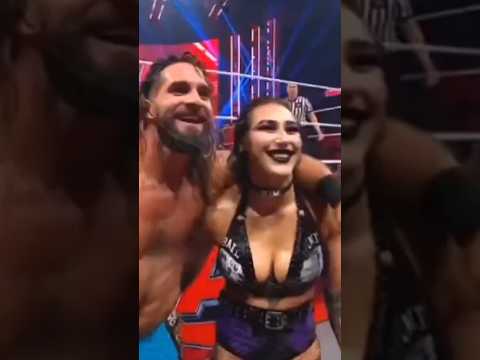 Seth Rollins Rhea Ripley 😂🔥 #wwe #youtubeshorts #sethrollins #rhearipley #shorts