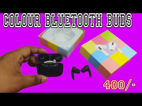 colour Bluetooth buds unboxing|| cheepest buds || 400/- only