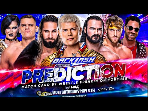 WWE Backlash 2024 - Dream Match Card Prediction HD | Wrestle Freakin