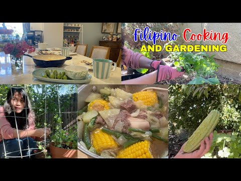 VLOGMAS DAY 8 | Filipino Cooking and Gardening 🇵🇭🍳🌱 | Living in Los Angeles