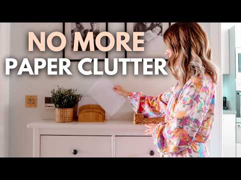 10 Tips to Get Rid of Paper Clutter Once & For All 📔