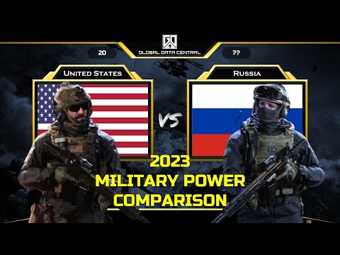 USA vs Russia military power comparison 2023 IRussia vs USA military power 2023 IGlobal Data Central