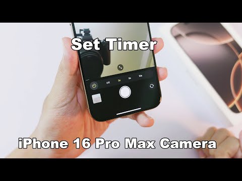 How to Set Timer on iPhone 16 & 16 Pro Camera