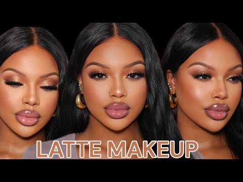 NEW LATTE MAKEUP TUTORIAL☕️ *TIKTOK TREND*