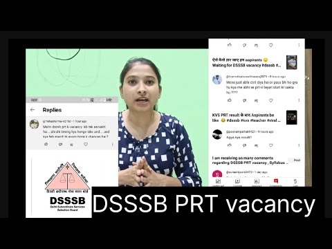 DSSSB PRT vacancy कब आएगी? PRT exam कब तक हो सकता है ? When to start preparation For DSSSB PRT 📚