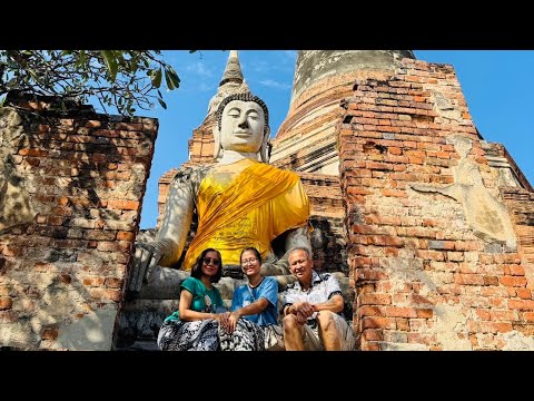 วัดใหญ่ชัยมงคลพระนครศรีอยุธยา พากินก๋วยเตี๋ยวหน้าวัดอร่อยมากๆค่ะ #วัดเก่า #วัดใหญ่ชัยมงคล #วัดอยุธยา