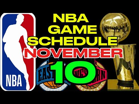 NBA GAME SCHEDULE NOVEMBER 10,2024 | NBA SEASON 2024-2025