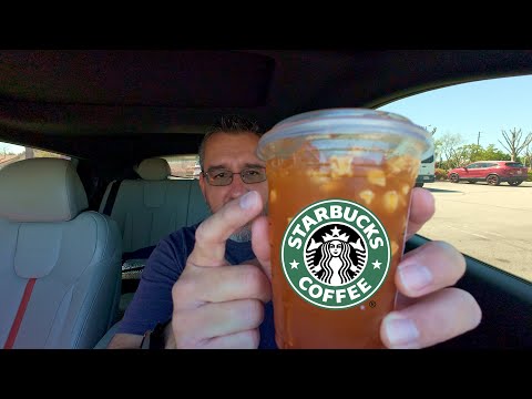 NEW Starbucks Spicy Pineapple Lemonade Refresher Review #starbucks