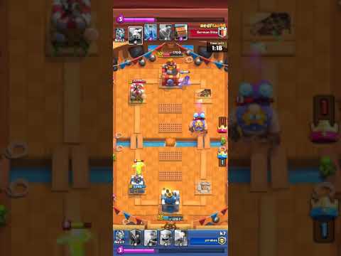 Justz4bun clash royal almost defeat learned new strategy thanks to redflag98