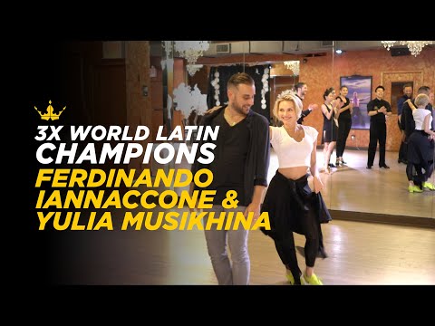 3X Latin World Champions Ferdinando Iannaccone & Yulia Musikhina | Dance With Me Studios