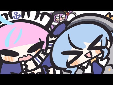 あくすいチャンネル【Hololive Animation | 湊あくあ/星街すいせい/常闇トワ】