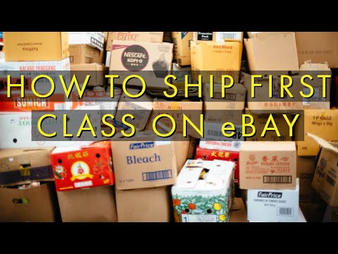 How to Ship on eBay Part 1: First Class Shipping