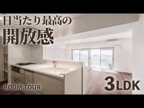 【ルームツアー】日当たり良好で開放感あふれる3LDKマンション｜ランドリールーム/玄関収納/バルコニー/ウォークインクローゼット/回遊動線｜東京｜リノベーションマンション｜中古マンション