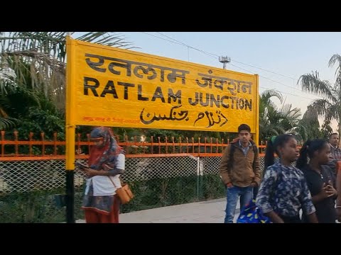 RTM, Ratlam Junction railway station Madhya Pradesh, Indian Railways Video in 4k ultra HD