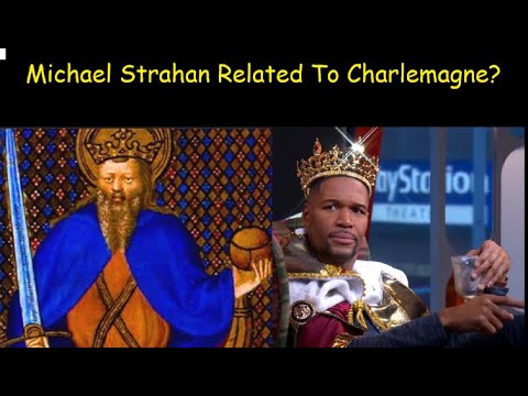 How Is Michael Strahan A Black Man Related To Charlemagne The Great?