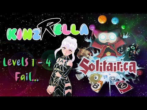 Solitairica ᕙ(⇀‸↼‶)ᕗ Levels 1 through 4 Fail....