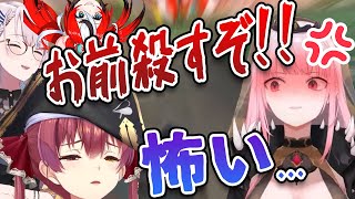 【切り抜き】カリオペのガチな暴言にビビるマリンとJPリスナー....【ホロライブ/森カリオペ】