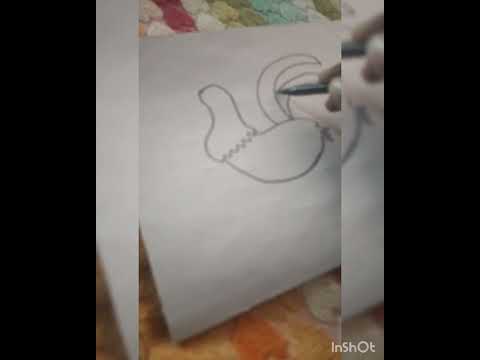 Easy drawing Rooster..