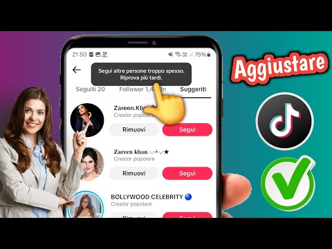Come posso risolvere il problema che TikTok segue gli altri troppo frequentemente?