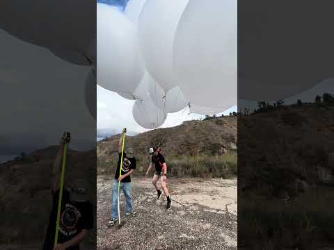 The world's strongest balloons🎈 #helium #diy #adventure #balloon