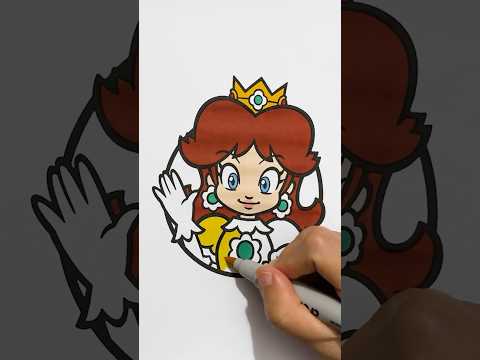 Coloring Princess Daisy