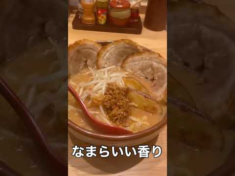 【らーめん博】秋のこの時期ぴったりの濃厚味噌らーめん。田所商店#shorts福井県グルメ/13