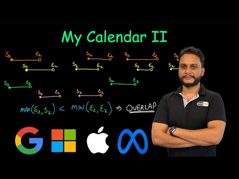 My Calendar II | Leetcode 731