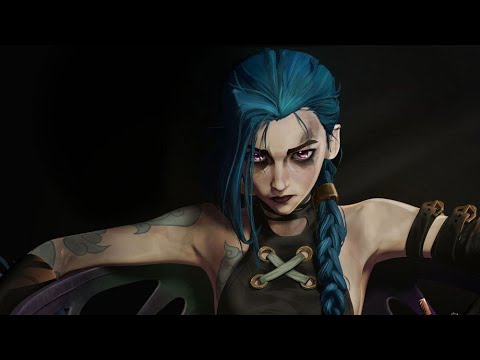 Drawing Jinx From Arcane League of legends