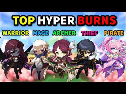 Who To Hyper Burn For Each Class in Maplestory - The Dark Ride